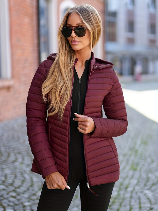 Winter Damenjacke Daunen – Kapuzenjacke, leicht & warm
